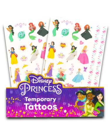 Disney Princess Over 50 Temporary Tattoos