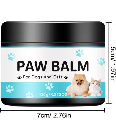Dog Paw Rescue Balm 120g Cream for Cats and Dogs Dog Paw Protection for Hot Dressings Moisturizing and Leakproof Balm to Protect Against Cracks - Buy Online on GoSupps.com