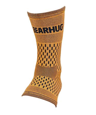 Bearhug Ankle Support for Men and Women - Ankle Brace for Sprained Ankle Ligament Damage and Achilles Tendonitis Support - Bamboo Ankle Strap for Sports Running Gym L 1