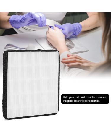 Nail Suction Filter Quality Material High Efficiency Manicure Dust Collector Filter Professional Manicurist for Nail Salon Nail Maintenance Nail Lovers(12.4 * 12.4) - Buy Online on GoSupps.com