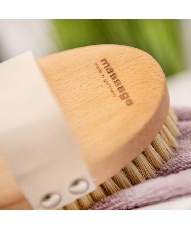 SIDCO Wooden Body Massage Brush Natural Bristles Hand Care Brush for Ultimate Relaxation | International Shipping Available - Buy Online on GoSupps.com