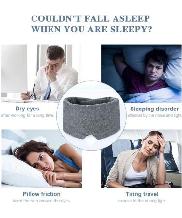 FRESHME Handmade Cotton Sleep Mask - Adjustable Blackout Eye Mask for Sleeping - Soft & Comfortable Blindfold for Men and Women - Ideal for Travel, Office, Yoga - Buy Online on GoSupps.com