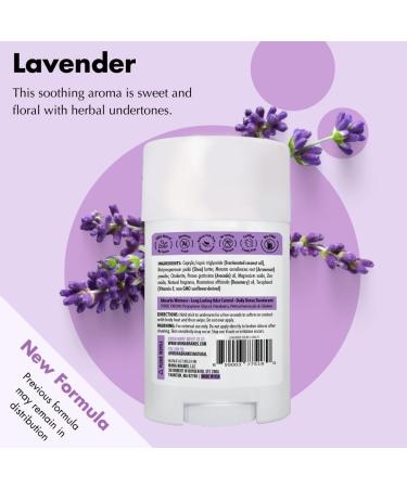 MONA BRANDS All Natural Deodorant For Women & Men | For Sensitive Skin | No Aluminum or Baking Soda | (2-Pack LAVENDER 1.76 Oz each) - Buy Online on GoSupps.com