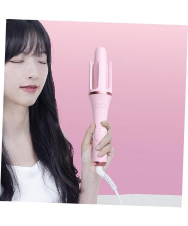 HAPINARY Fully Automatic Hair Curling Iron Curling Wand Tool Curler Pink Nylon - Buy Online on GoSupps.com