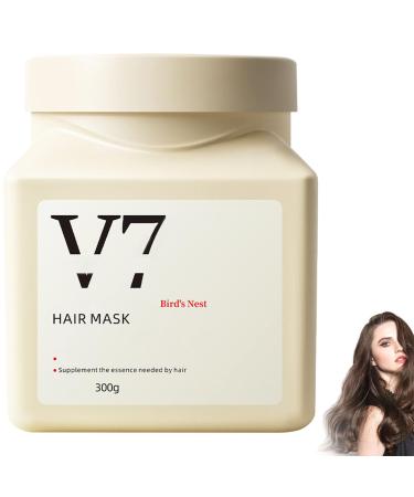 Birds Nest Hair Mask, Birds Nest Hydrating Hair Mask, Birds Nest Amino Acid Hair Mask, Deep Conditioning Repairing Hair Mask, For Damaged Hair