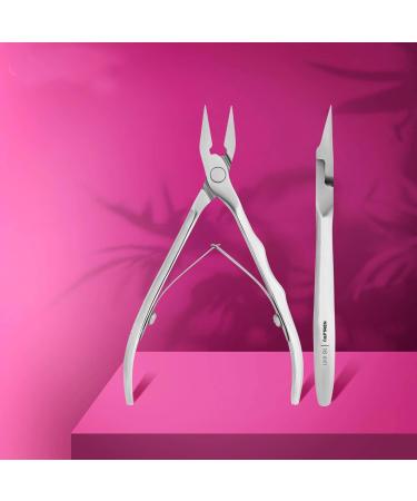 Professional nail nippers Soft Thin ingrown nails 16 mm blade Special pedicures Stainless steel Manual sharpening Curved