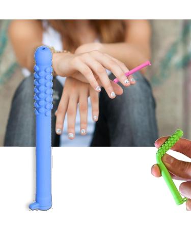 Chewable Breather Quit Chewable Essential Oil Breath Stick Can do Aromatherapyt Any Time Natural Focus Bendable Lightweight for Adult Men and Women (Blue) - Buy Online on GoSupps.com
