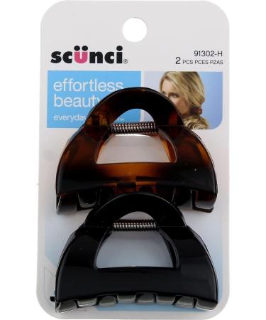 Scunci Clutch Jaw Clips - Assorted Colors - 1.6 Ounce - Buy Online on GoSupps.com