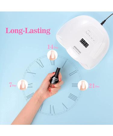 JEWHITENY 30pcs Gel Nail Polish Kit with 120W UV Light | 27 Colors Set, Manicure Tools for Women - Buy Online on GoSupps.com