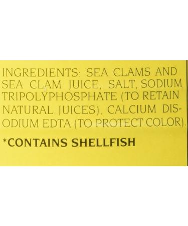 Chopped Sea Clams - 2/51 Oz. (Basic Pack) | Premium Quality Seafood - Buy Online on GoSupps.com