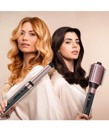 Cecotec Hot Air Brush Hair Dryer Styler 6 in 1 Coanda Effect Real Ion 6 Interchangeable Heads 2 Speeds & 3 Temperatures Black & Pink - Buy Online on GoSupps.com