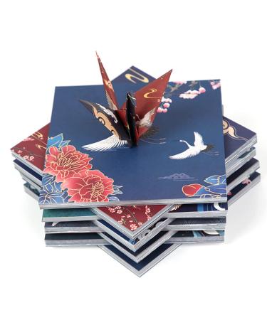 Origami Paper 70 Sheets 5.6 x 5.6 inch Chinese Style 12 Differents Color Single Side Easy Folding School Kids Teachers Traditional Patterns Square for Arts Crafts School Kids Projects (chinese style)