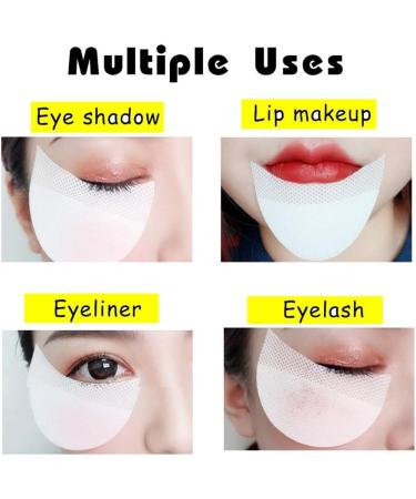 100/200/300 Pieces Eyeshadow Shield Eyeshadow Gel Pad Patches Eyeshadow Stencils for Prevent Eyelash Extensions Tinting and Lip Makeup Residue (100Pcs) 1 count (Pack of 100) - Buy Online on GoSupps.com
