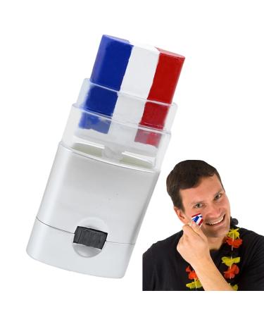 BommFu Pride Face Paint Pencils | 3 Colors Face Makeup - Washable Patriotic Paint Pencil for Sports Makeup European