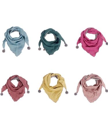 Asudaro Baby Scarf: Cute Triangle Cotton Scarf for Boys and Girls - Dark Red - Buy Online on GoSupps.com