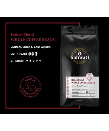 Kahwati | House Blend | Speciality Whole Coffee Beans | Freshly Roasted In London |100% Ethically Sourced | Sweet Juicy & Unique Coffee Beans for Espresso- 1Kg | House Blend 1 kg (Pack of 1) - Buy Online on GoSupps.com
