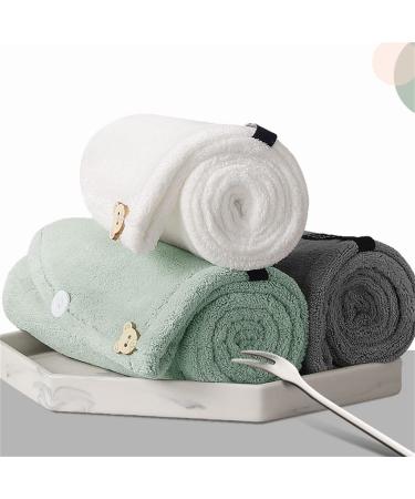 Absorbent Quick-Drying Wiping Hair Towel & Thickening Shower Cap for Women - Soft & Effective Hair Drying Solution - Buy Online on GoSupps.com