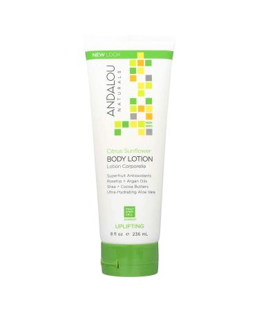Andalou Naturals Skin Uplifting Body Lotion Citrus Sunflower 8 Oz