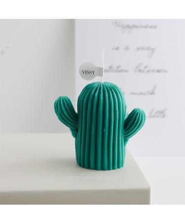 Small Cactus Candle - Scented Wax Aromatherapy for Home & Office | Perfect Succulent Decoration for Weddings & Parties - Buy Online on GoSupps.com