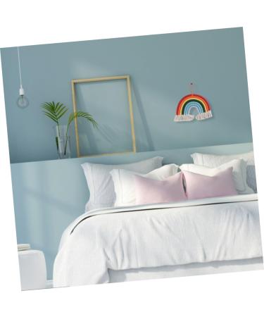 ABOOFAN 1pc Rainbow Rope Pendants Rainbow Tapestry Wall Hangings Office Decore Bohemia Cotton Rope Color 1 28X27CM - Buy Online on GoSupps.com