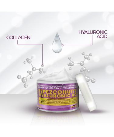 Tepezcohuite + Hyaluronic Acid ULTRA PREMIUM Day Face Cream - 4oz | Shop Now for Moisturized Radiant Skin - International Shipping Available - Buy Online on GoSupps.com