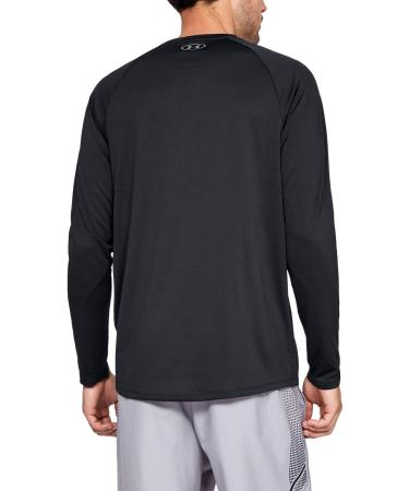 Under Armour Men's Tech 2.0 Long Sleeve Shirt - Breathable Fast-Drying & Anti-Odor Sportswear in XS Black - Buy Online on GoSupps.com