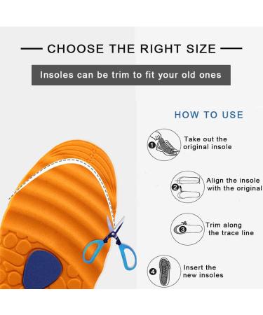 SOLEEJOY Sport Shoe Insoles - Ultra-Light Massage Sole for Work Boots - Gray, 1 Pair (Men US 8-11) - Buy Online on GoSupps.com