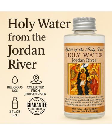 Myrrh Anointing Oil & Holy Water from Jordan River Holy Land Gift Set Blessed in Jerusalem Biblical Anointing Oil for Prayer Christian Religious Gifts for Men Women with Prayer Card - Buy Online on GoSupps.com