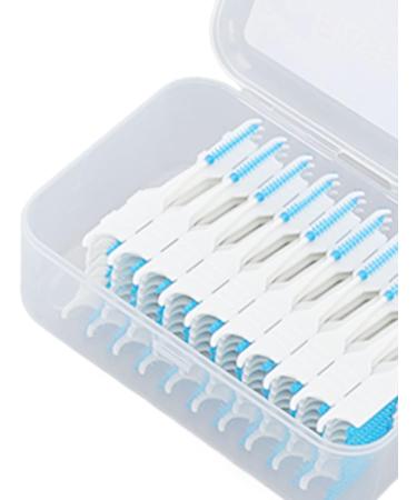 200 Interdental Brushes - Soft Silicone Head Dental Floss Picks with Case | Portable Oral Care Solutions - Buy Online on GoSupps.com