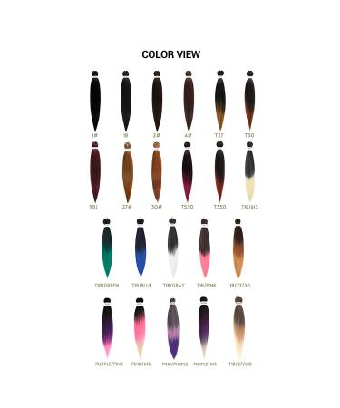 ROSDINA 36-Inch Pre-Stretched Braiding Hair - 8PCS Synthetic Fiber for Twist & Braid (1B) - Buy Online on GoSupps.com