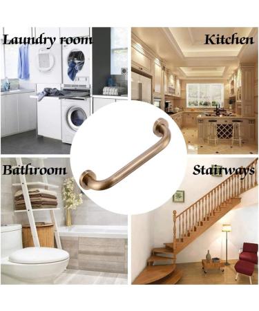 Stainless Steel Towel Rail Towel Rails Bath Wall Attachment Handrails Grab Bar Rails Brass Antique Wall Mounted Grab Bar Bathroom Shower An - Buy Online on GoSupps.com