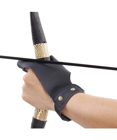 Lokheira Archery Arrow Gloves - 2 Finger Protective Guard for Left Hand Hunting, Recurve & Longbow - Buy Online on GoSupps.com