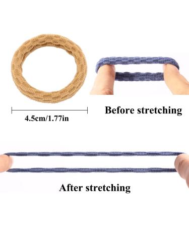 Liujzzj 30-Piece Cotton Hair Tie Set for Women - Colorful Ponytail Bands & Hair Rubber Bands - Buy Online on GoSupps.com