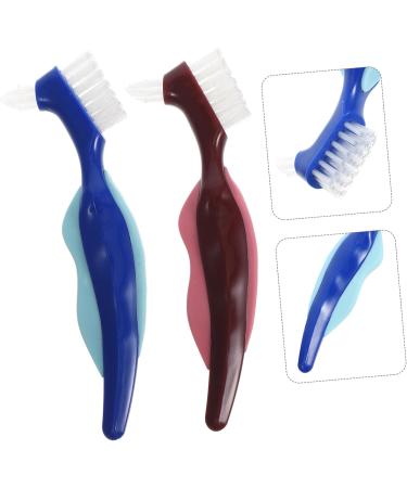 Buy Minkissy 4-Piece Travel Toothbrush Set for Dentures - Soft Prosthesis Care Brushes - International Shipping Available - Buy Online on GoSupps.com