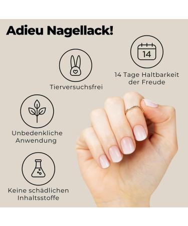 Original Miss Sophie s Nail Foil Starter Set | Brick Red & Nude Babyboomer | Self-Adhesive Nail Stickers for Easy Application | Premium Quality Nail Art - Buy Online on GoSupps.com