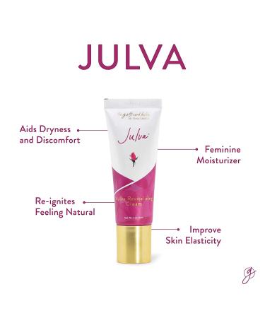 Julva Feminine Cream Personal Moisturizer for Menopausal Dryness, Irritation & Discomfort - Vulva Health Moisturizer - 1 Pack - Buy Online on GoSupps.com