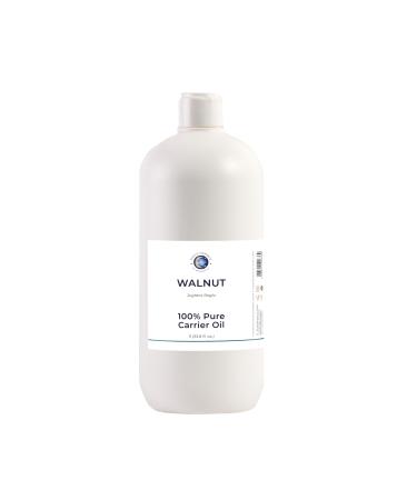 Mystic Moments | Walnut Carrier Oil - 1 Litre - Pure & Natural Oil Perfect for Hair Face Nails Aromatherapy Massage and Oil Dilution Vegan GMO Free