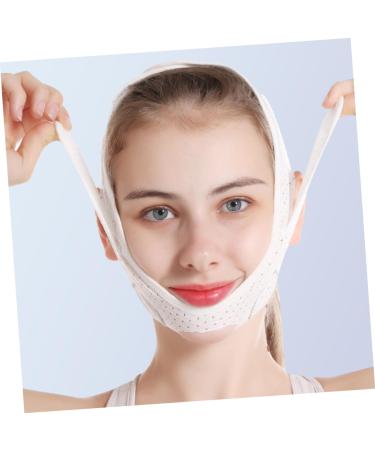Angoily 1pc Cheek Band Slimmer Chin Lift Band Thin Masseter Chin Belt Double Chin Reducer White Woman The Face Graphene Printed Sheet Strap - Buy Online on GoSupps.com