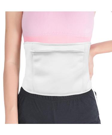 shangjia Organic Castor Oil Pack,Castor Oil Abdomen Pack | No Mess Organic Abdomen Pack with Adjustable Strap for Sleep Reusable Anti Oil Leakage Washable