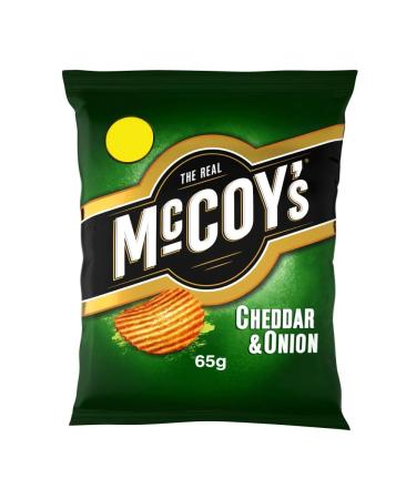 McCoy's Cheddar & Onion Sharing Crisps 65g-Food