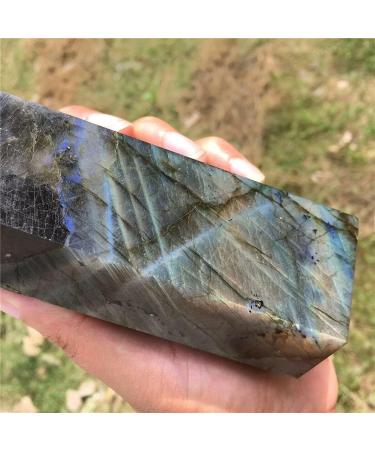 ENPAP Natural Stone Labradorit Obelisk Quartz Tower (Size: 700-750g) xingyong (Size: 500g-550g) - Buy Online on GoSupps.com