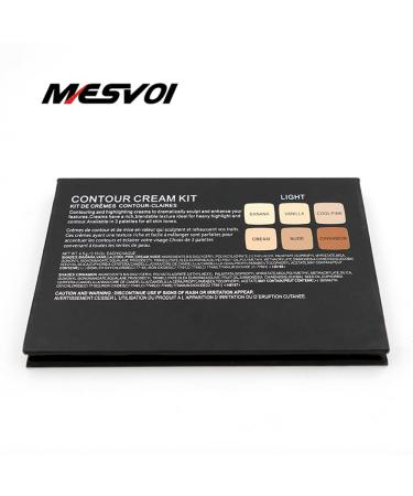 6 Color Contour & Highlight Makeup Kit - Medium Cream Contouring Foundation & Concealer Palette (0.02 oz - Buy Online on GoSupps.com