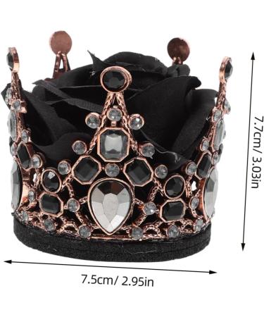 minkissy Baroque Hairpin Snap Hair Clips Flat Hair Barrettes Crown Hair Crown Clip Crown Hair Clip Crown Hairpin Hair Styling Party Headdress Party Hair Accessories Zinc Alloy - Buy Online on GoSupps.com