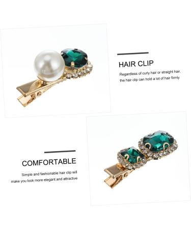 Angoily 3 Sets Crystal Pearl Hair Clip Wedding Headpiece for Bride Diamond Hair Accessories Women Hair Accessories Cute Hair Clips Crystal Hair Barrette Miss Vintage Broken Hairpin Alloy - Buy Online on GoSupps.com