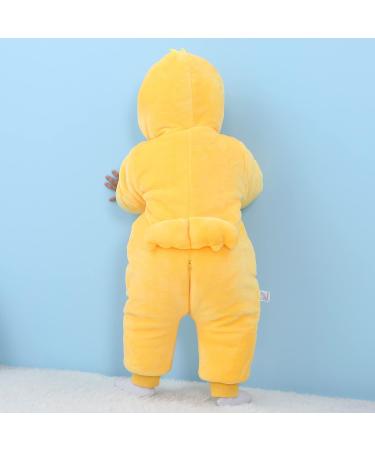 COOKY.D Baby Animal Hooded Winter Romper | Duck Snowsuit Coat for Newborn 6-12 Months - Buy Online on GoSupps.com