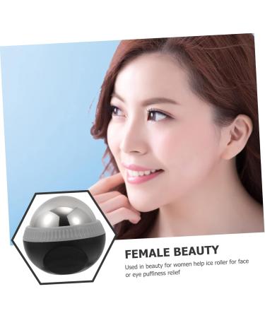 Tovinanna Stainless Steel Massage Globe - Multifunctional Tool for Face & Foot Massage Deep Tissue Muscle Roller 8.3x7cm Black - Buy Online on GoSupps.com