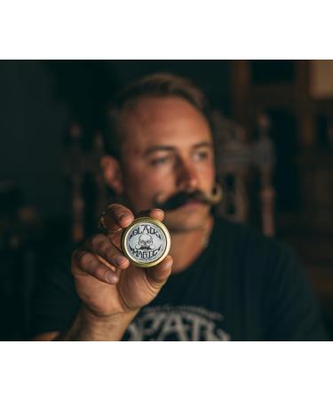 Black Magic Mustache Wax | Hide Grey Hair | Bare Bones | Medium Hold 1 oz | Unscented | International Shipping Available - Buy Online on GoSupps.com