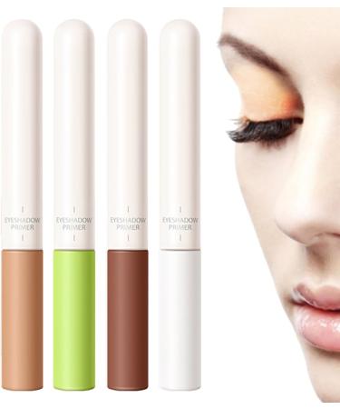 Eyeshadow Stick | 4 Colors Liquid Matte Eyeshadow for Quick Drying - High-pigmented Eyeshadow Cream Eyeshadow Primer Kit Prevent Oily Lids and Creasing Long Lasting Eye Shadow for Makeup Shzons B - Buy Online on GoSupps.com