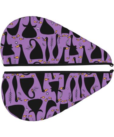 Funny Goose Microfiber Hair Towel | Super Absorbent Coral Velvet Wrap for Long Curly & Thick Hair - Quick Dry Cap for Women - Buy Online on GoSupps.com
