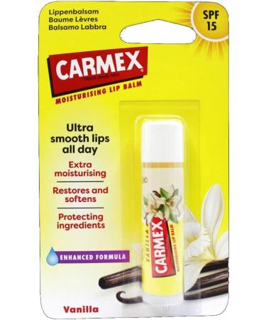 Carmex Carmex Vanilla Lip Balm Extra Moisturizing Spf 15 2 units - Buy Online on GoSupps.com